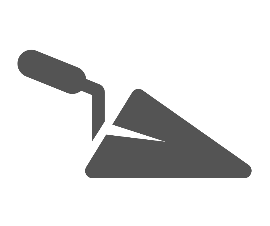 Symbol einer Maurerkelle – Icon für Maurerarbeiten beim Bauunternehmen Bölts.